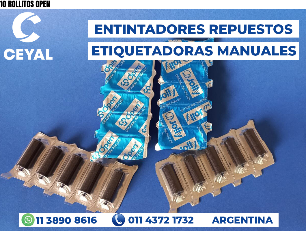 10 ROLLITOS OPEN