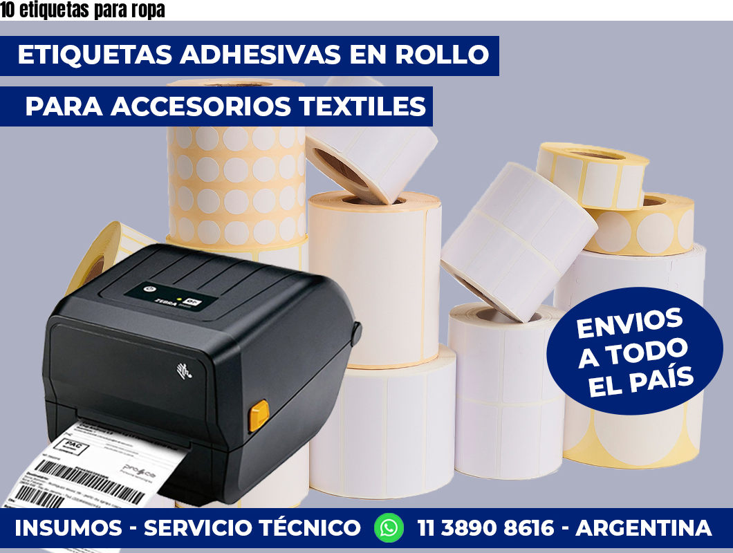 10 etiquetas para ropa