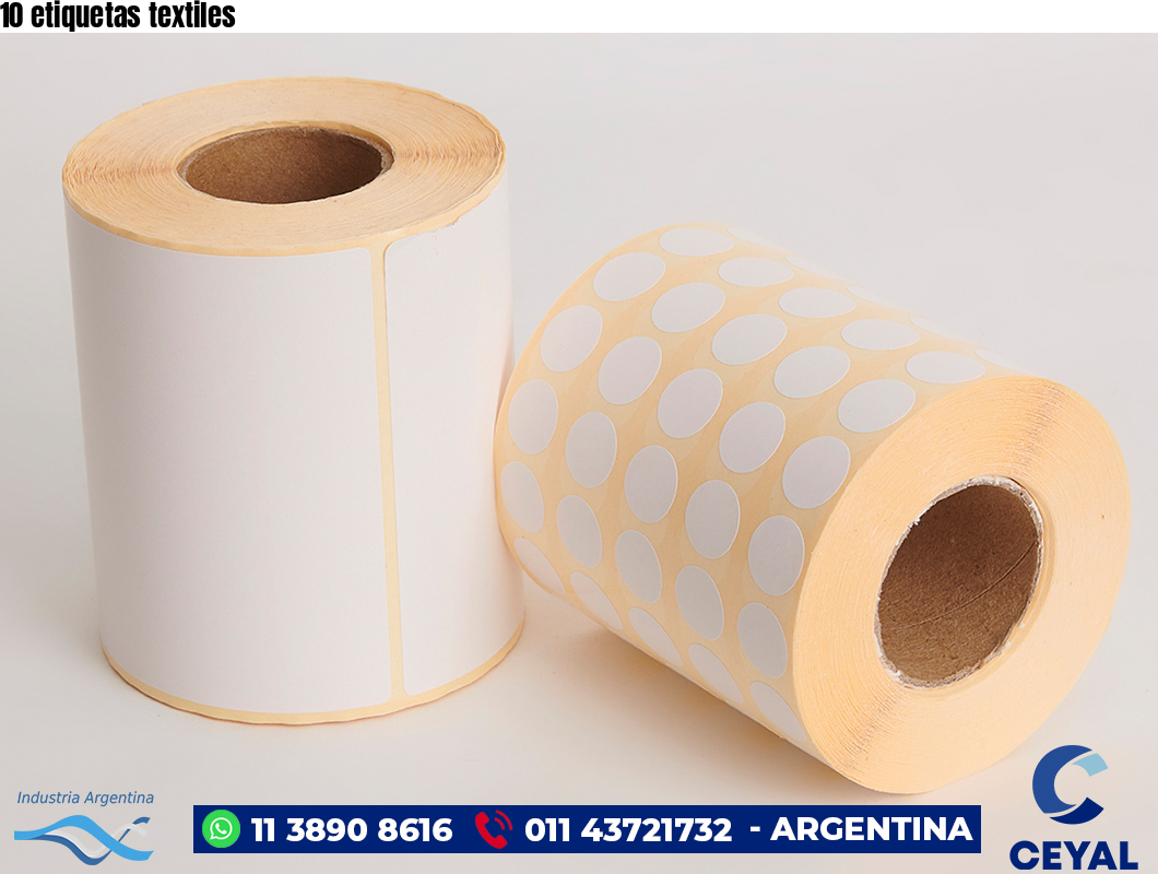 10 etiquetas textiles