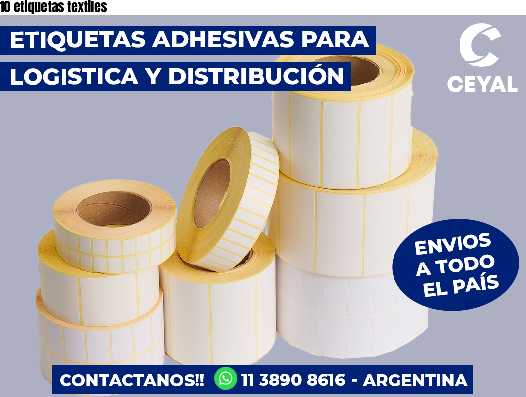 10 etiquetas textiles