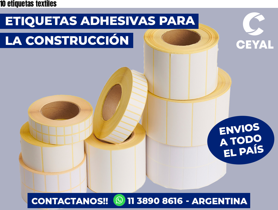 10 etiquetas textiles