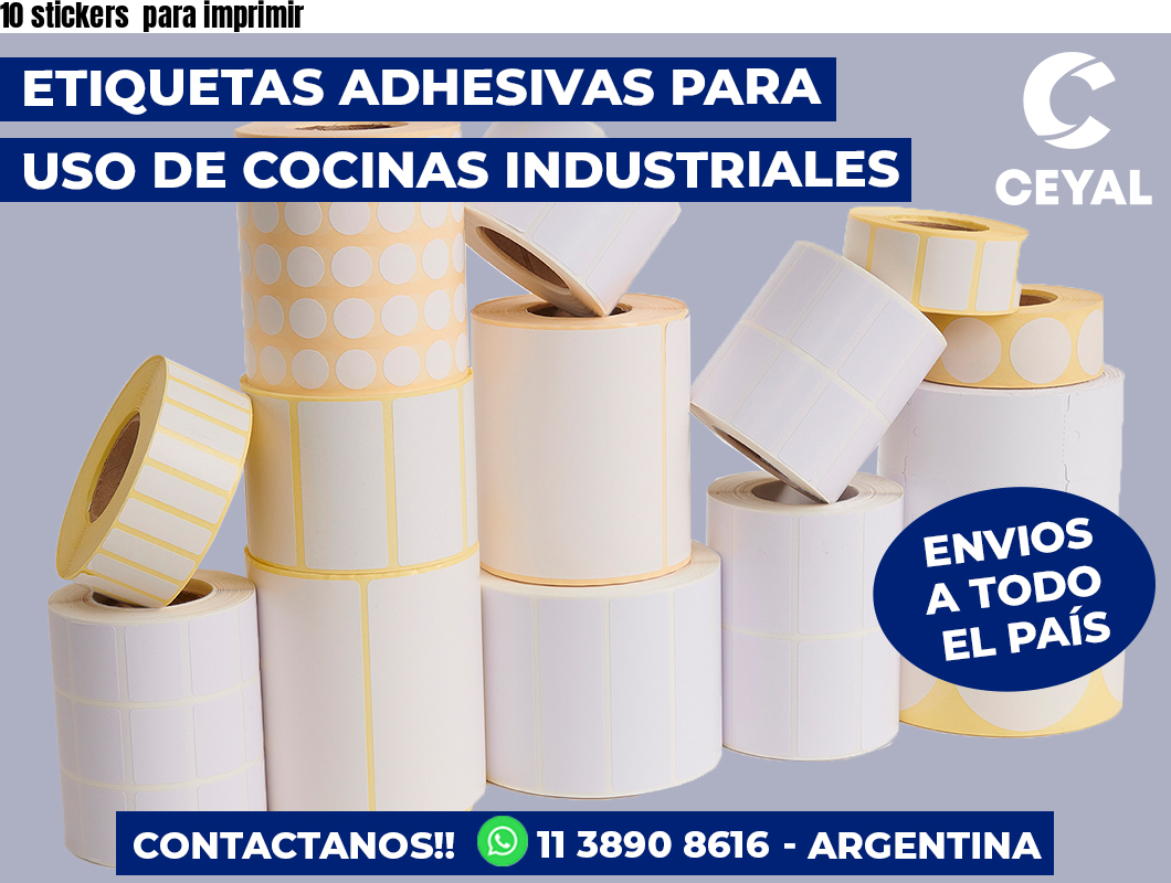 10 stickers  para imprimir
