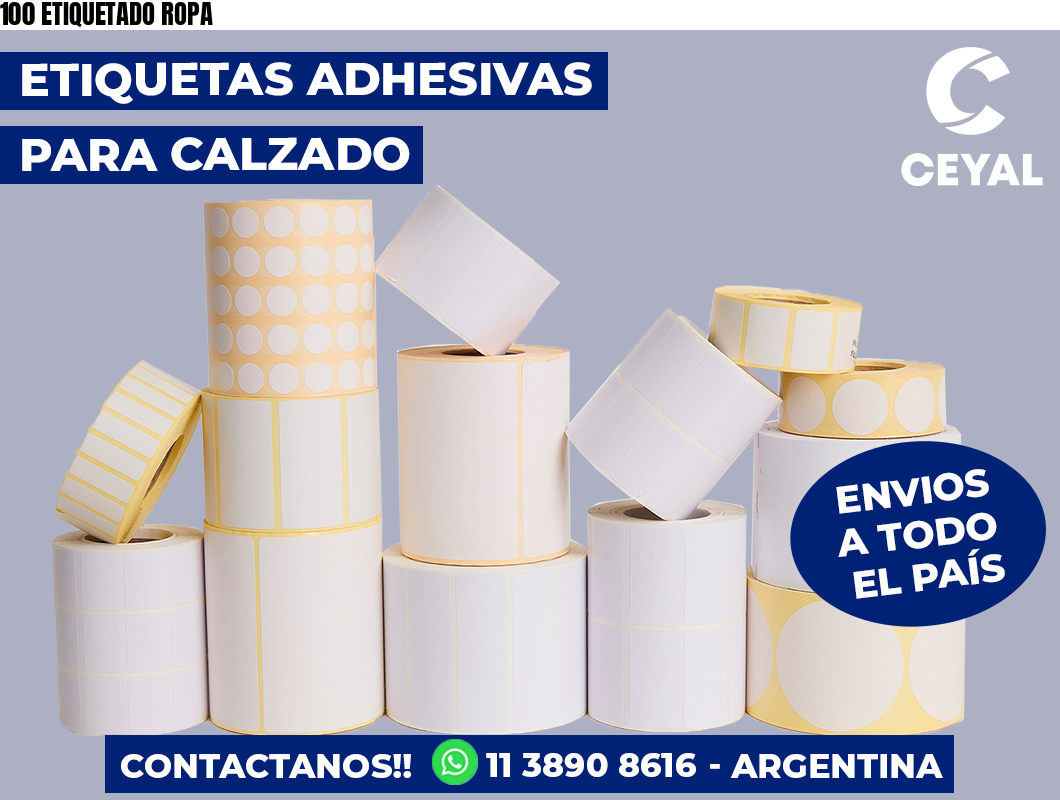 100 ETIQUETADO ROPA