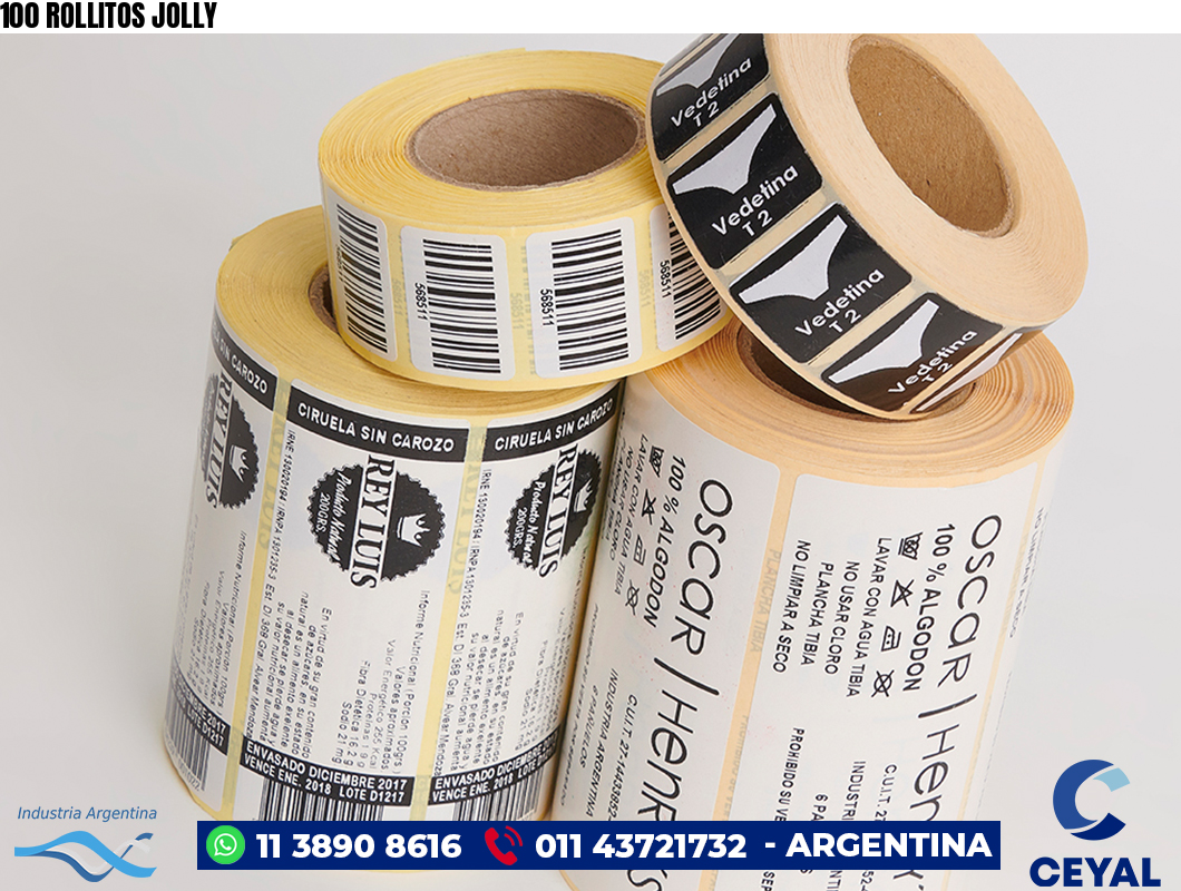 100 ROLLITOS JOLLY