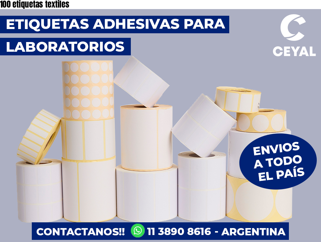 100 etiquetas textiles