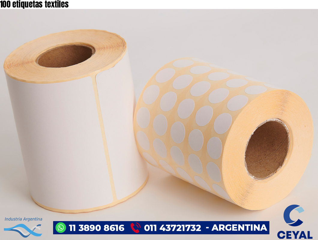 100 etiquetas textiles