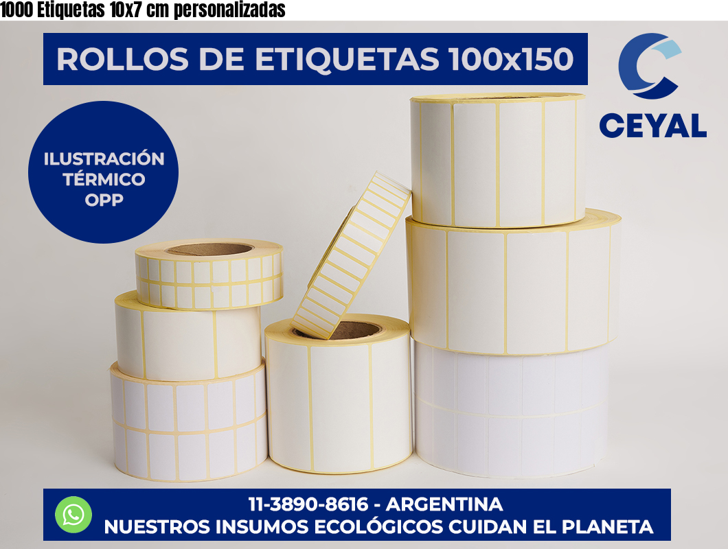 1000 Etiquetas 10×7 cm personalizadas
