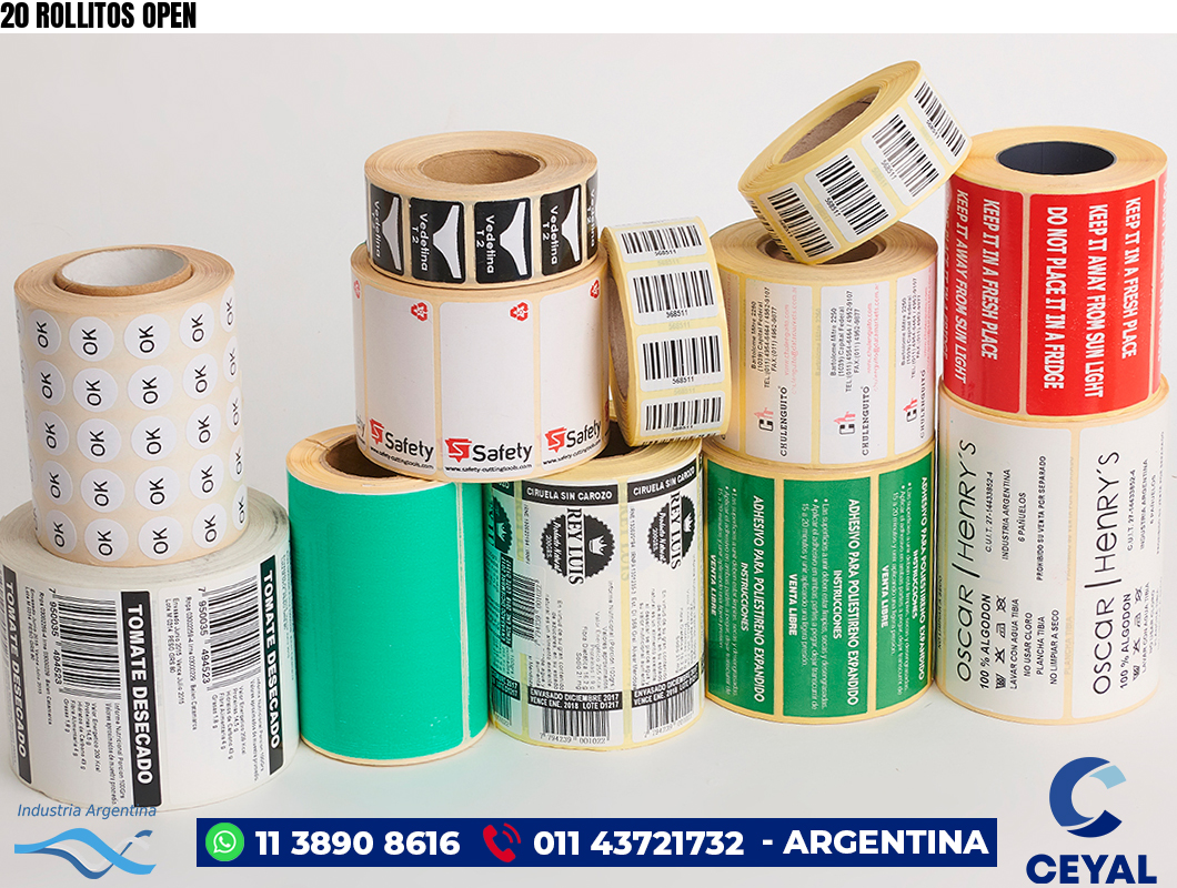 20 ROLLITOS OPEN
