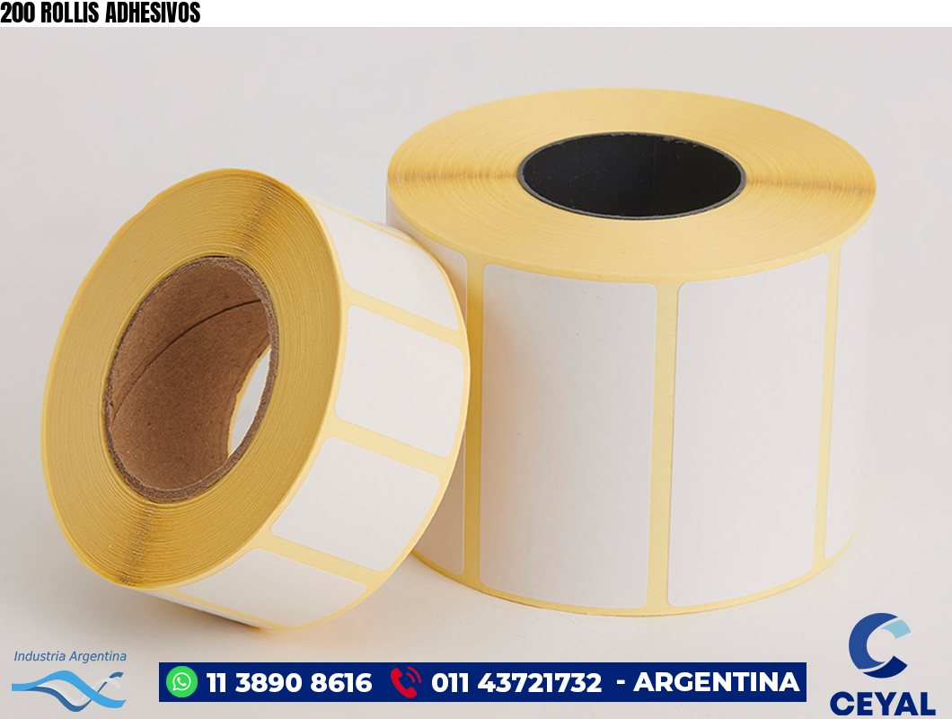 200 ROLLIS ADHESIVOS