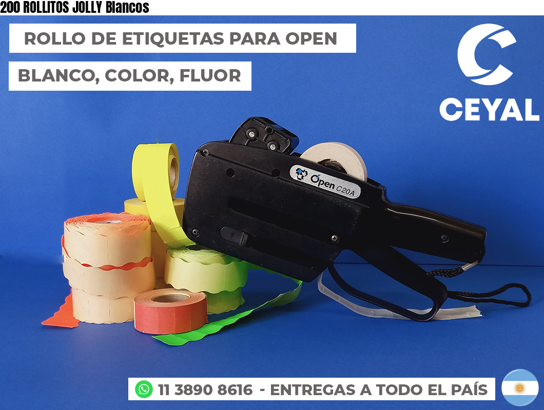 200 ROLLITOS JOLLY Blancos