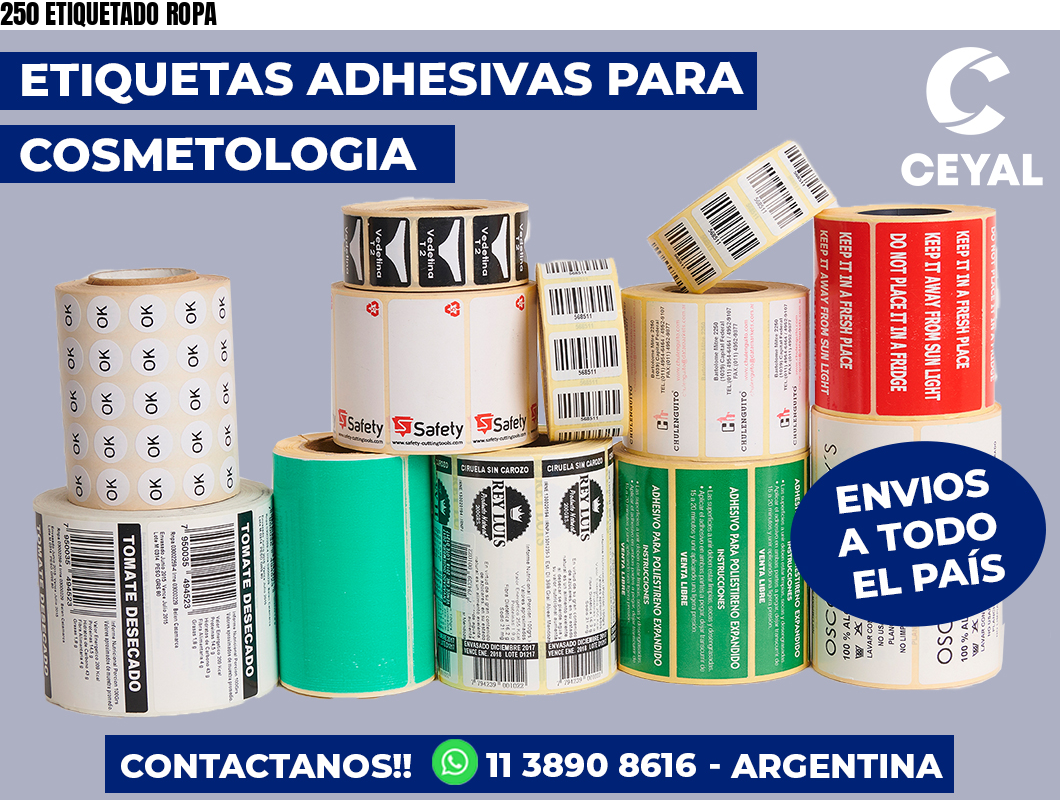 250 ETIQUETADO ROPA