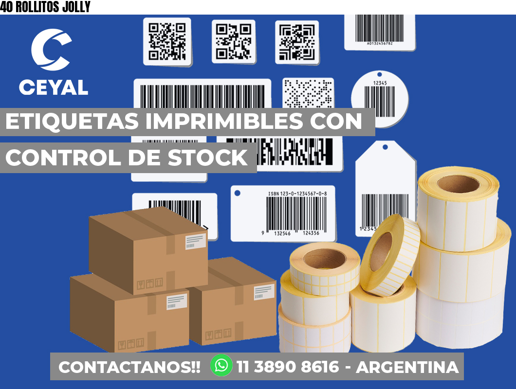40 ROLLITOS JOLLY