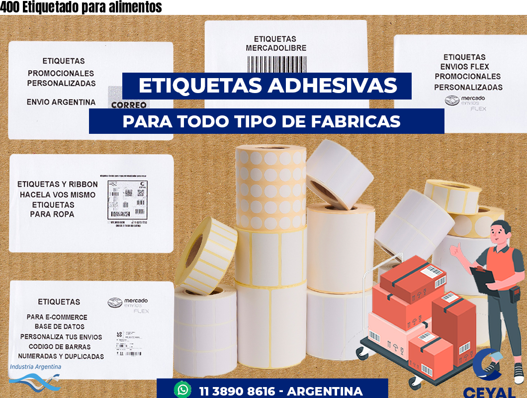 400 Etiquetado para alimentos