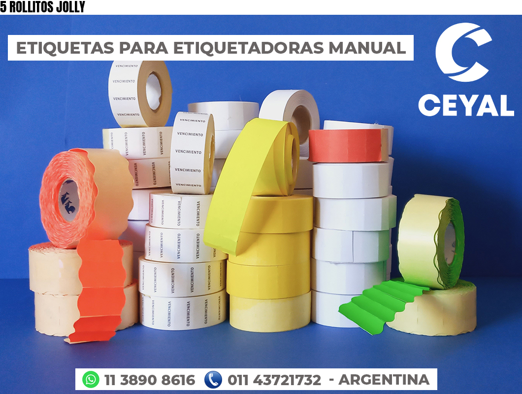5 ROLLITOS JOLLY