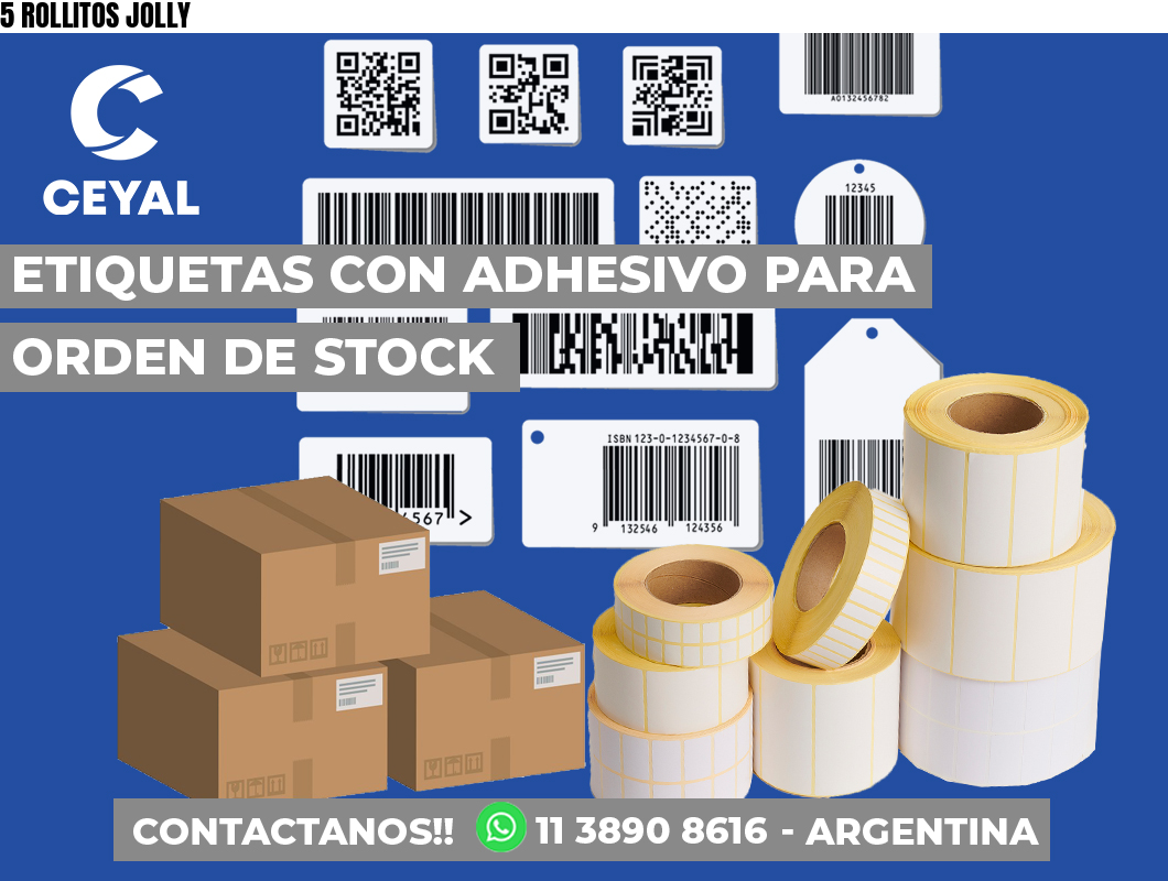 5 ROLLITOS JOLLY