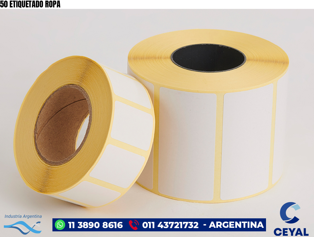 50 ETIQUETADO ROPA