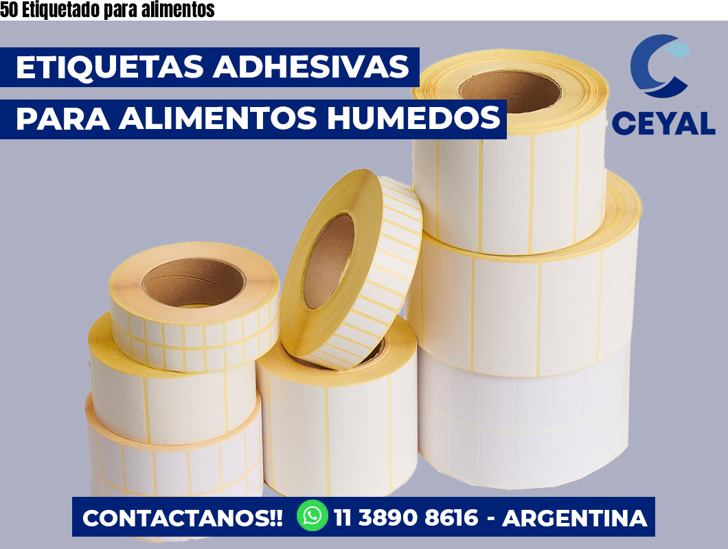 50 Etiquetado para alimentos