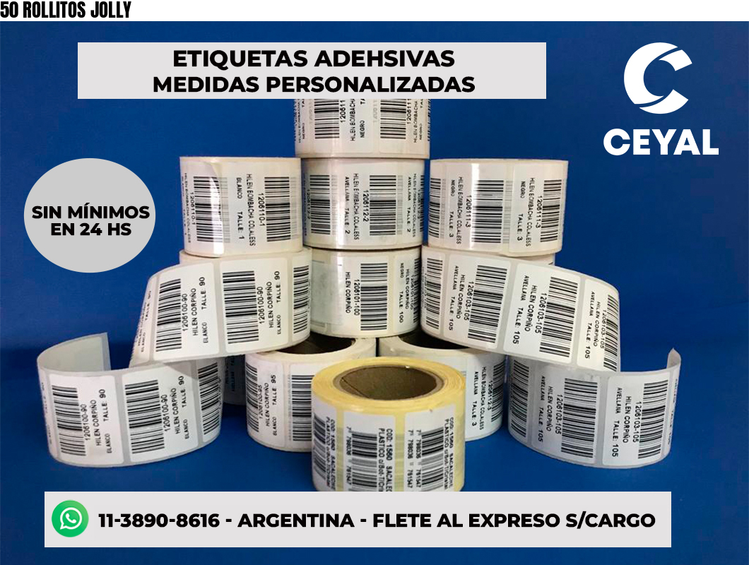 50 ROLLITOS JOLLY