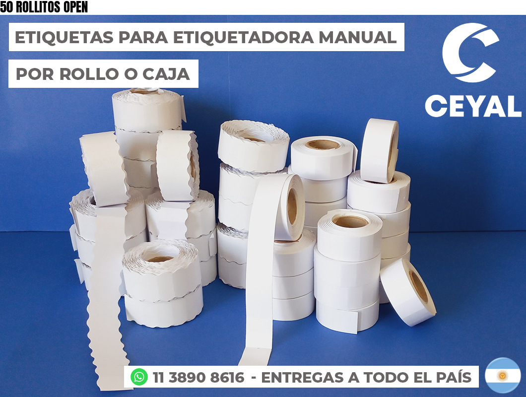 50 ROLLITOS OPEN