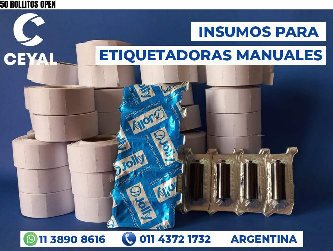 50 ROLLITOS OPEN