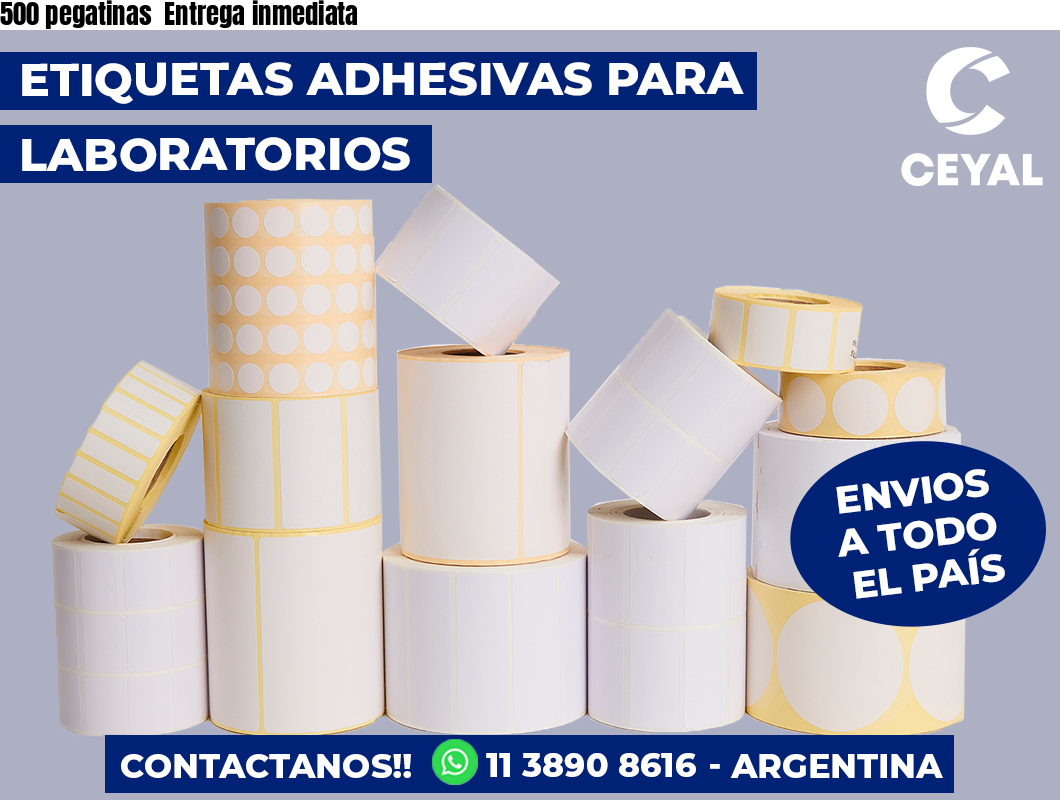 500 pegatinas  Entrega inmediata