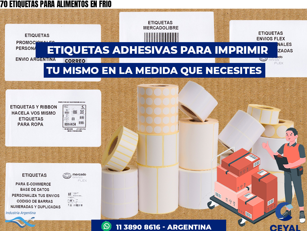 70 ETIQUETAS PARA ALIMENTOS EN FRIO