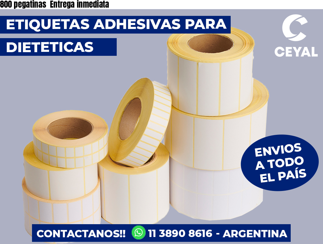 800 pegatinas  Entrega inmediata