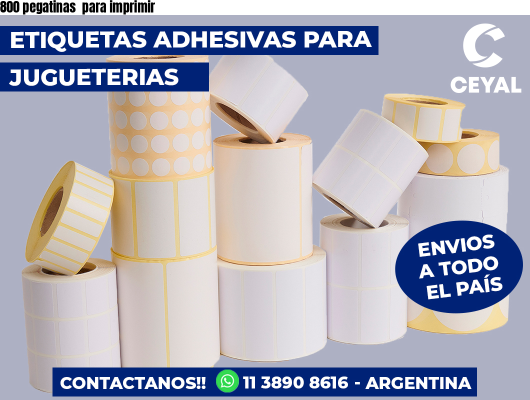 800 pegatinas  para imprimir