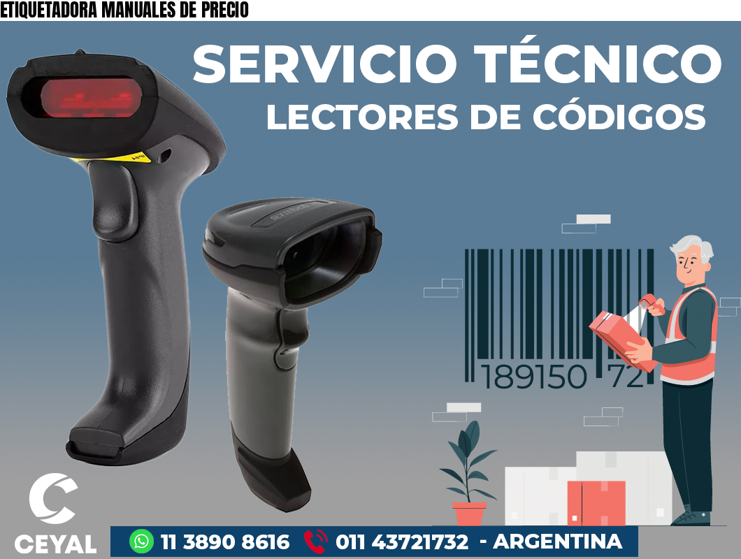 ETIQUETADORA MANUALES DE PRECIO