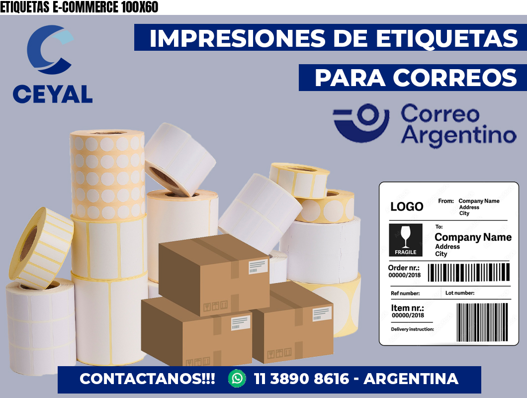ETIQUETAS E-COMMERCE 100X60