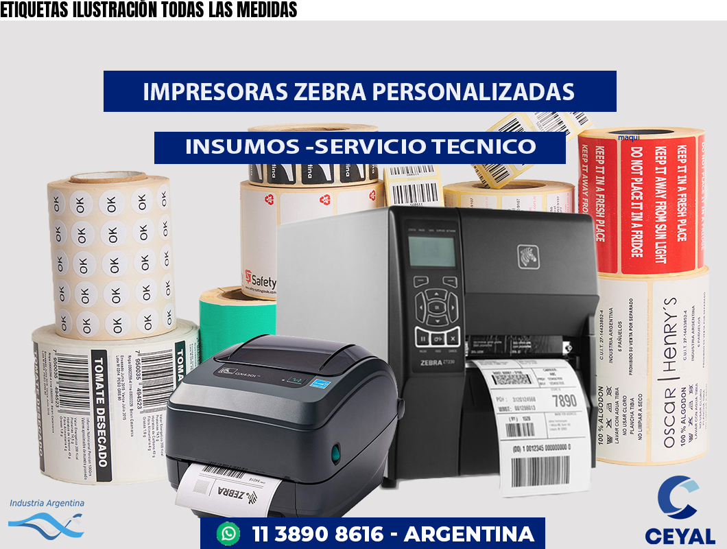 ETIQUETAS ILUSTRACIÓN TODAS LAS MEDIDAS