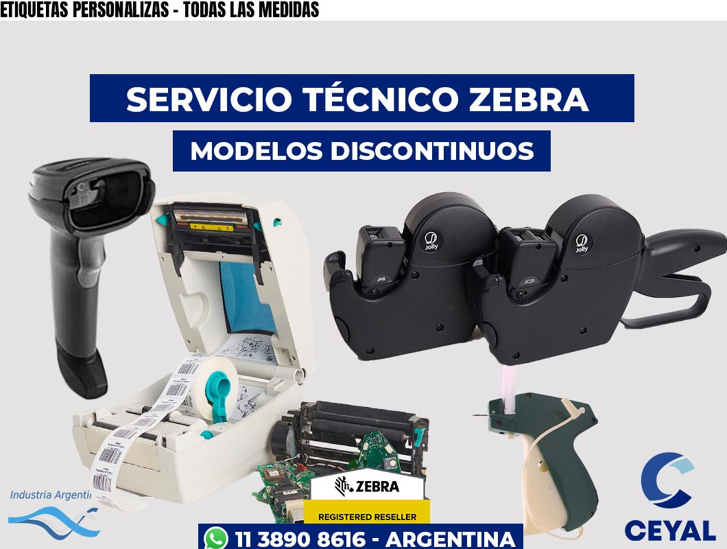 ETIQUETAS PERSONALIZAS - TODAS LAS MEDIDAS