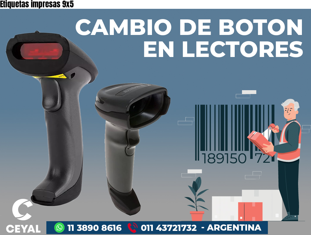 Etiquetas impresas 9x5