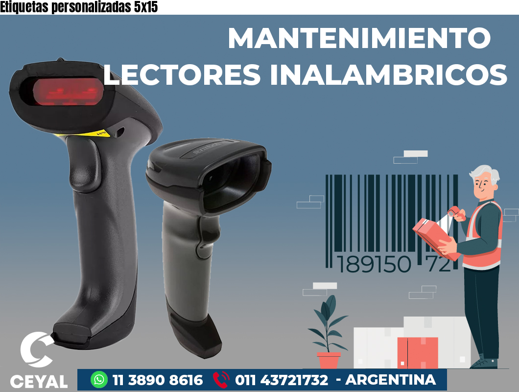 Etiquetas personalizadas 5x15