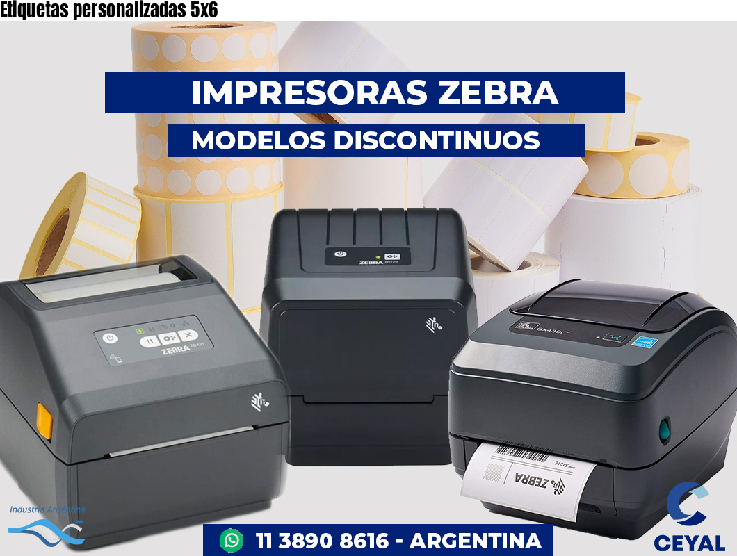 Etiquetas personalizadas 5x6