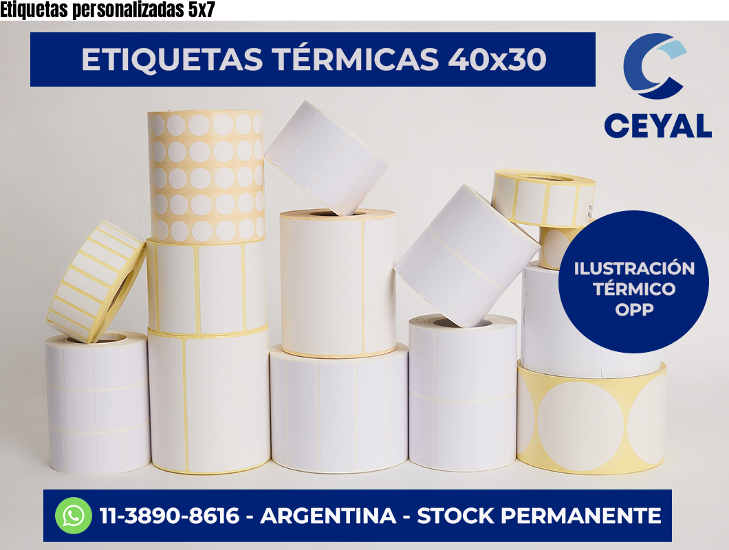 Etiquetas personalizadas 5×7