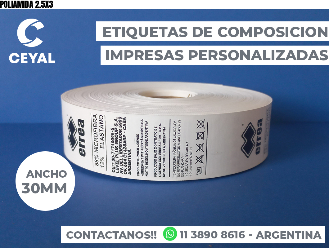 POLIAMIDA 2.5X3