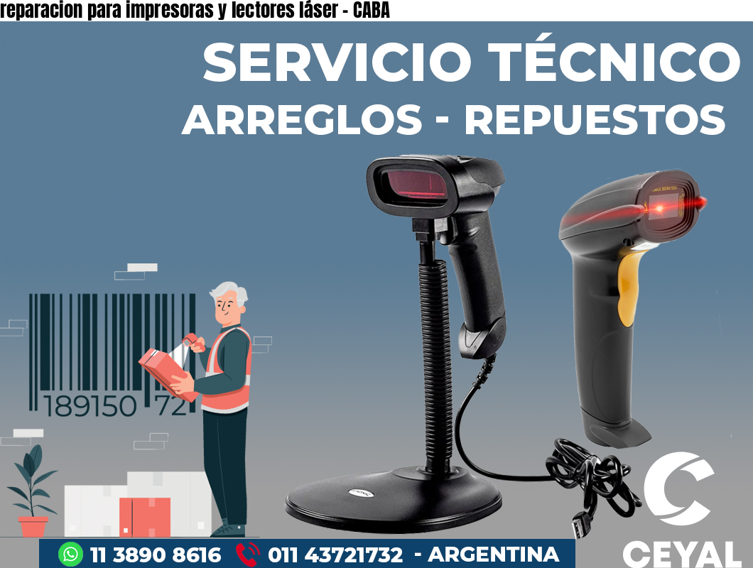 reparacion para impresoras y lectores láser - CABA