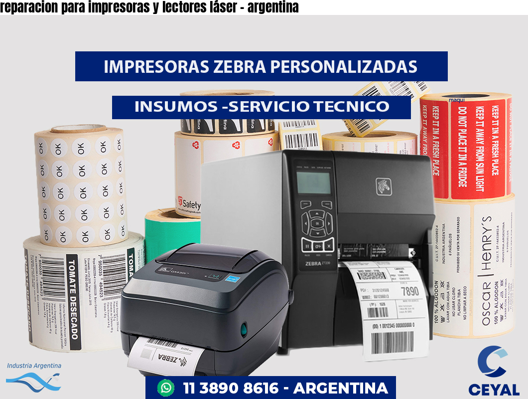 reparacion para impresoras y lectores láser - argentina
