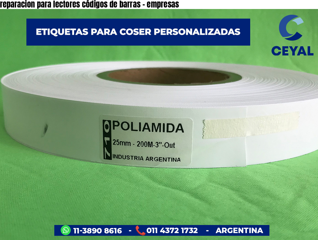 reparacion para lectores códigos de barras - empresas