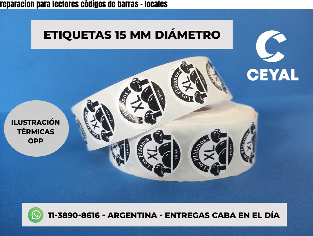 reparacion para lectores códigos de barras - locales