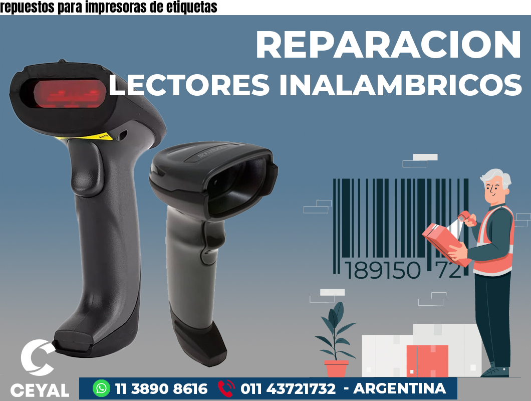 repuestos para impresoras de etiquetas