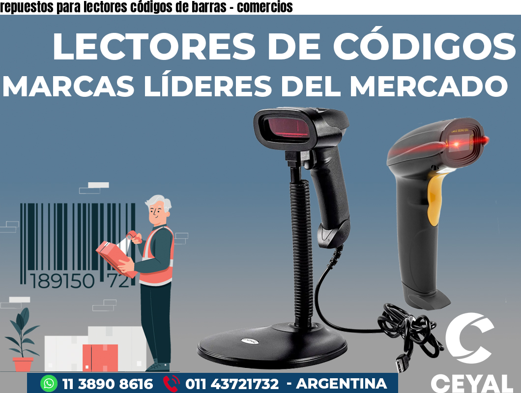 repuestos para lectores códigos de barras – comercios
