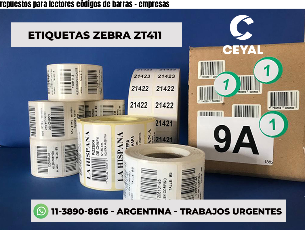 repuestos para lectores códigos de barras - empresas