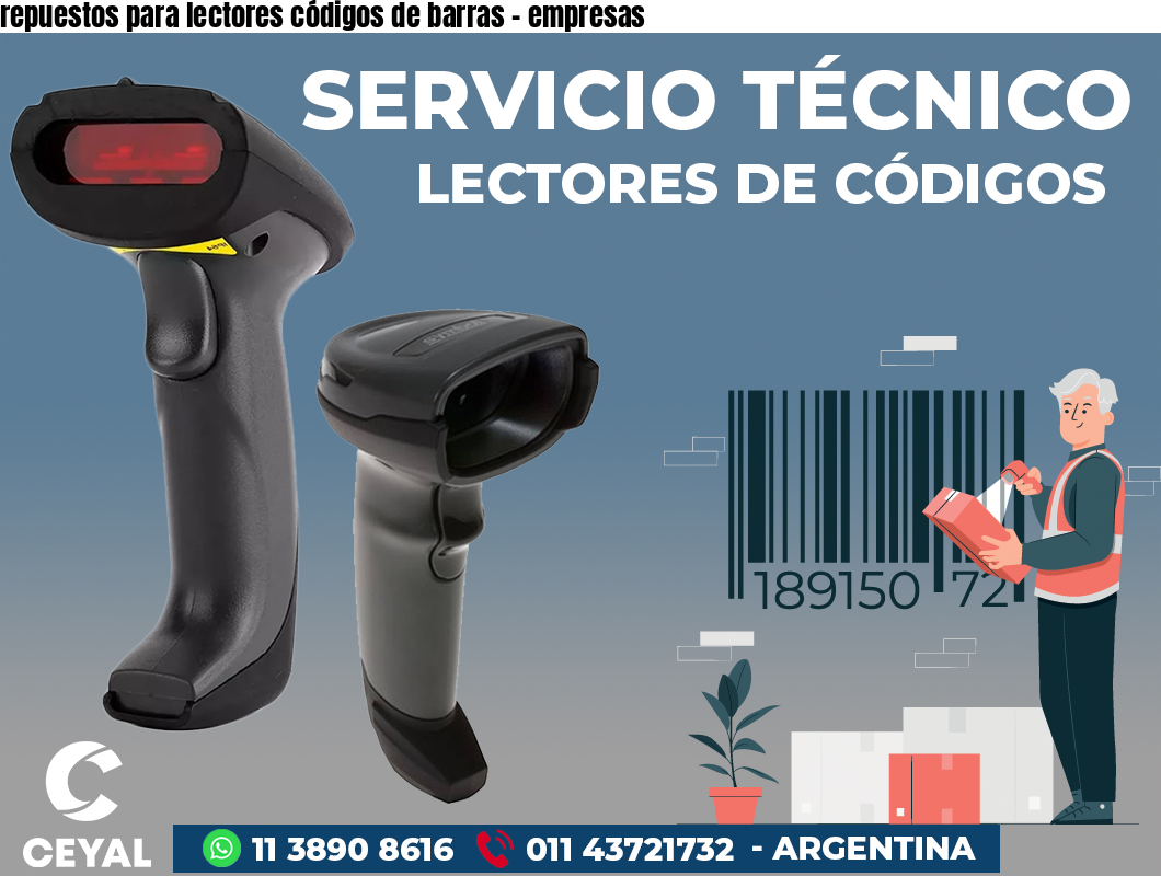 repuestos para lectores códigos de barras – empresas