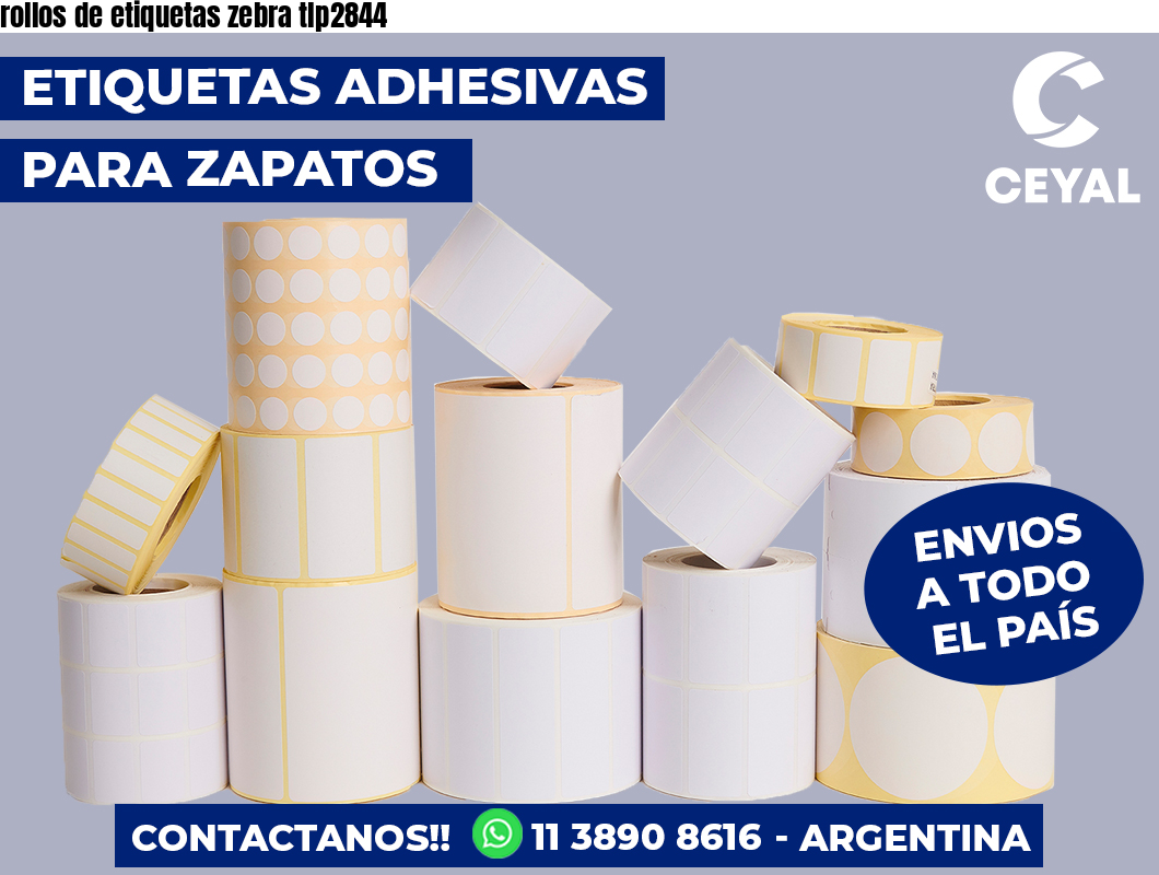 rollos de etiquetas zebra tlp2844