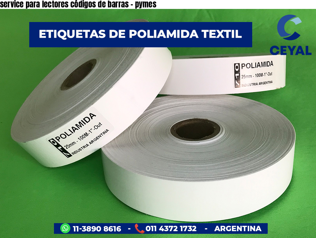 service para lectores códigos de barras - pymes