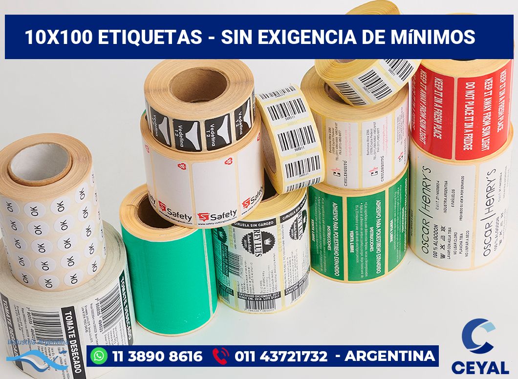 10x100 Etiquetas