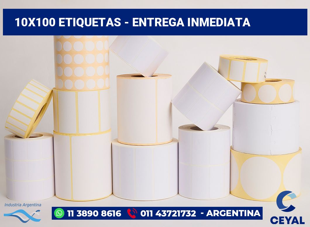 10×100 Etiquetas
