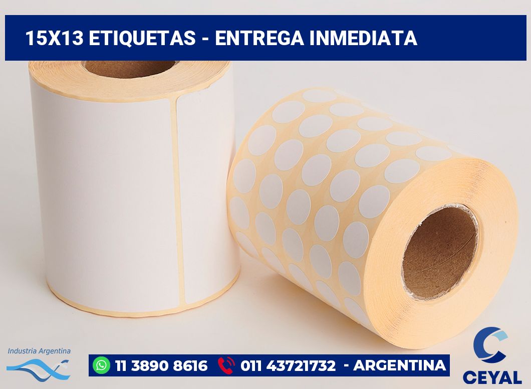 15×13 Etiquetas
